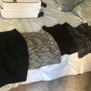 Four loft skirts